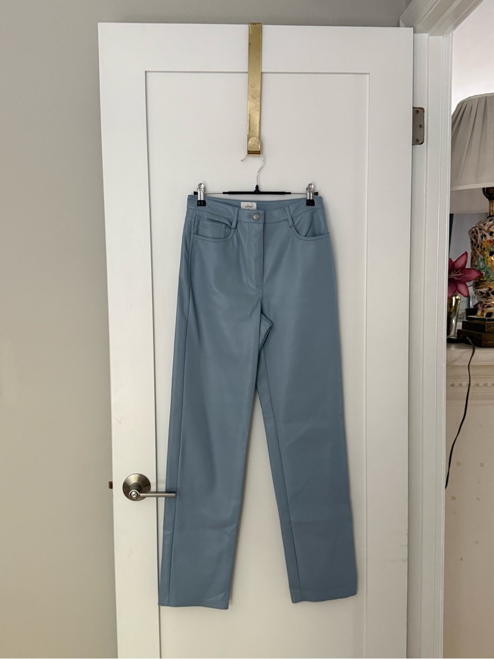 Aritzia High-Rise Leather Pants
